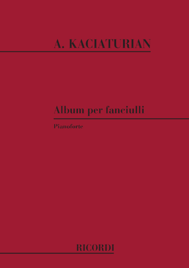 Album Per Fanciulli. Fasc. I